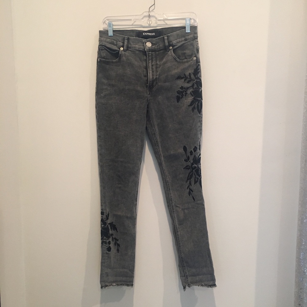 Express high rise jean/legging